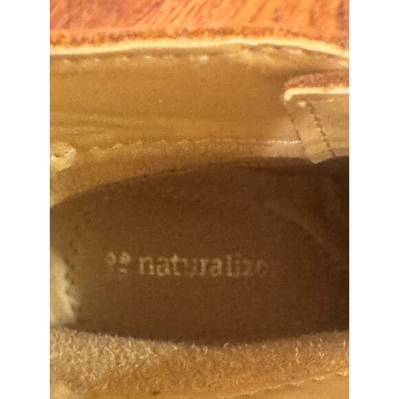 Naturalizer Kepler Women's 9.5 Brown Leather Closed Toe Booties Boho Western - Picture 10 of 13